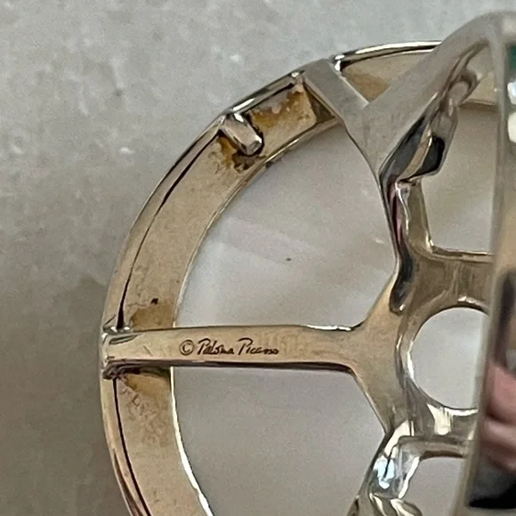 Tiffany White Chalcedony Zellige Ring — Size 5 - Picture 5 of 9